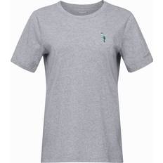 Norrøna Nainen T-paidat Norrøna Cotton Activity Embroidery T-Shirt - Grey Melange