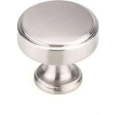 688440 1-9/16 Inch Mushroom Cabinet Knob Brushed Nickel Cabinet Hardware Knobs Mushroom Brushed 1