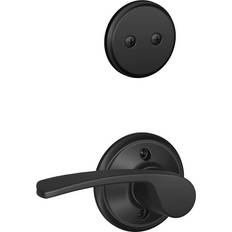 Door Handles Schlage F94-MER-RH Merano Right One-Sided Dummy Interior Pack Pack Matte