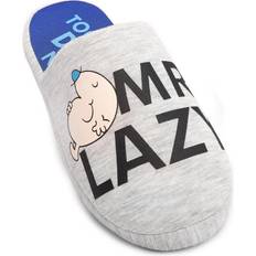 Hombre - Multicolor Zapatillas Mr Men Mens Mr Lazy Slippers Multicolour/Black/Grey