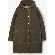 Burberry Green Jackets Burberry Quilted Nylon Coat