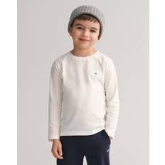 Gant Børn Kids Shield T-shirt med lange ærmer 110/116 Hvid