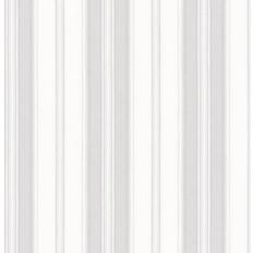 Wallpapers Norwall Galerie Stripes And Damask 2 Silver Grey Heritage Stripe Smooth Wallpaper