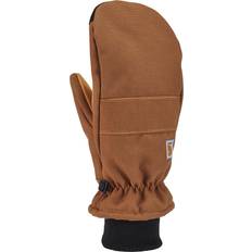 Brown - Women Gloves Gordini Women's Carhartt Insulated Duck Sythetic Leather Knit Cuff Mittens