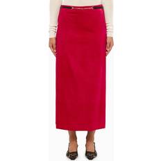 Gucci Femme Vêtements Gucci Velvet Bloom Midi Skirt