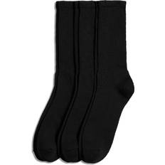 Jockey Men Socks Jockey Men's Men's Non-Binding Crew Pack, Black, 12-15