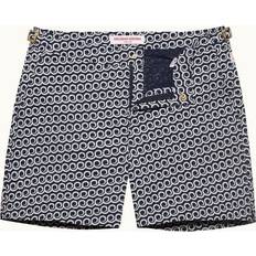 Swimming Trunks Orlebar Brown Mens Midnight Navy Bulldog Waist-adjuster Swim Shorts