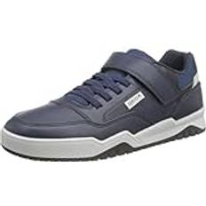 Boys - Leather Trainers Geox Perth Boy Sneaker Jungen schwarz