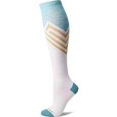 Skiløb Strømper Darn Tough Women's Peaks Rfl OTC Ultra Lightweight - White