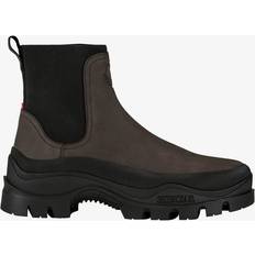 Herren - Stoff Chelsea Boots Moncler Chelsea Boots Larue aus Leder Braun