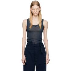 LEMAIRE Blue Seamless Tank Top BL735 Storm Blue