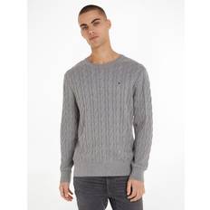 Tommy Hilfiger Cable Knit Jumper Grey