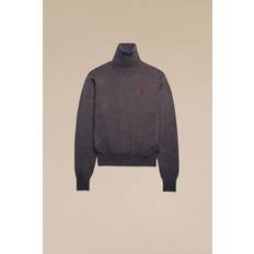Ami Paris Sweatere Ami Paris Casual Uld Sweater Uld - Grå