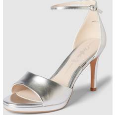 Silver Pumps Buffalo Dam Ronja sandal med klack, silver