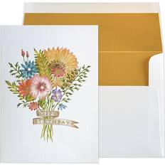 Tattoo Wild Flower Bouquet Birthday Card