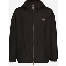 Dolce & Gabbana Chaquetas Dolce & Gabbana Black Hooded Jacket N0000 NERO IT