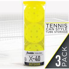 Udendørs Pickleball ketchere Franklin X-40 Outdoor Pickleball 3 Pck Optisk Gul