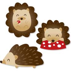 Party Supplies Big Dot of Happiness Big Dot of Happiness Forest Hedgehogs DIY Shaped Woodland Birthday Party or Baby Shower Cut-Outs 24 Count