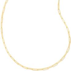 Gold paperclip chain necklace Kendra Scott Courtney Paperclip Necklace - Gold