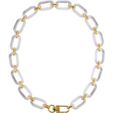 14K Plated Statement Necklace