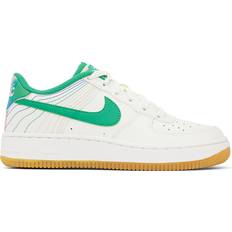 Nike Air Force 1 LV8 3 GS - Sail/Medium Soft Pink/Blue Joy/Stadium Green