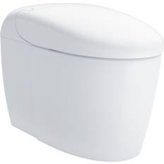 Water Toilets Toto NEOREST RS Dual Flush 1.0 or 0.8 GPF Toilet with Intergeated Bidet Seat and EWATER White MS8341CUMFG#01