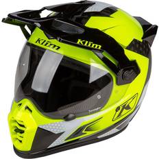 Klim Cascos de moto Klim Krios Pro Charger Casco de motocross, negro-amarillo, tamaño para hombre