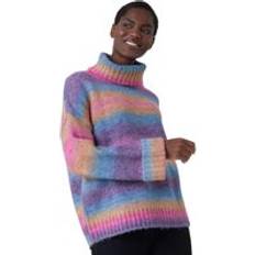 Maglione a collo alto - Multicolore Maglioni Roman Relaxed Roll Neck Ombre Jumper Multi