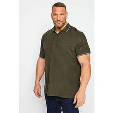 BadRhino Tipping Polo Shirt Forest Green, Green, 2Xl, Men Green