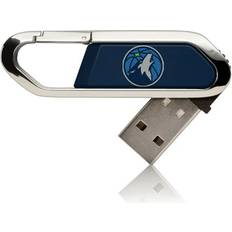 Keyscaper Minnesota Timberwolves Solid Design 32GB Clip USB Flash Drive