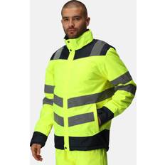 Yellow Clothing Regatta Professional Pro Hi-Vis Thermogen Heated Jacket TRA220 Yellow