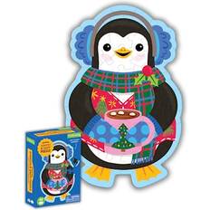 Chronicle Books Hot Cocoa Penguin Scratch and Sniff Shaped Mini Pzl: 48 Pieces