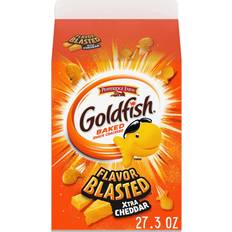 Goldfish Flavor Blasted Xtra Cheddar Cheese Crackers Carton 27.3oz