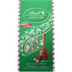 Lindt Food & Drinks Lindt Lindor Holiday Limited Edition Peppermint Cookie Milk Chocolate Candy Truffles Smooth Peppermint