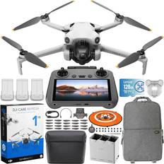 Dji mini 4 pro fly more combo dji rc 2 DJI Mini 4 Pro Folding Drone with RC 2 Remote With Screen Fly More Combo, 4K HDR Video, Under 249g, Omnidirectional Sensing, 3 Batteries Bundle with 1 Year Care Refresh Plan & Accessories