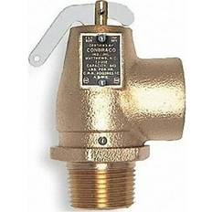 Plumbing Apollo Valves, 13-211-B15, 3/4' NPT Male x Female Side Outlet Pop Saftey Relief Valve, ASME Steam, 15 psi Set Pressure