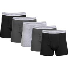 Gildan Underwear Gildan Men's Boxer Briefs, Multipack, Black/Charcoal/Sport Grey 5-Pack