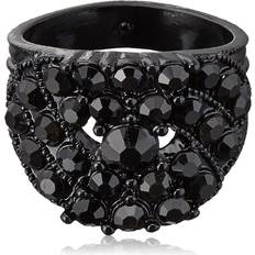 Guess Rings Guess Jet Black Crystal Accent Ring No Color