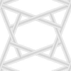NextWall Crossroads Geo Peel and Stick Wallpaper Metallic Silver