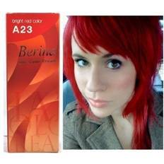 Berina Red Hair Dye Color Cream Punk Crazy