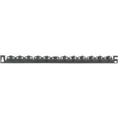 Panduit Tak-Ty SRBWCY Strain Relief Bar with Adjustable Clips