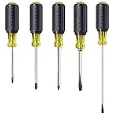 Klein Tools Screwdrivers Klein Tools 80031 Schraubendreher-Set, 5-teilig, 2 gepolsterter Griff Komfort Kreuzschlitzschraubendreher