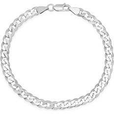 Unisex Bracelets Kylie Harper Italian 925 Sterling Silver Gold THICK Miami Cuban Curb Chain Bracelet