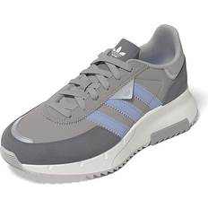 adidas Originals Women's Retropy F2 Sneaker, Grey/Blue Dawn/Silver Metallic