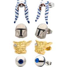 Star Wars Smycken Star Wars SalesOne The Mandalorian Razor, Ahsoka, Mando & Grogu Earring Set