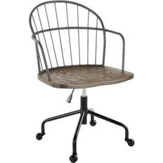 Chairs Lumisource Riley Wood Office Chair