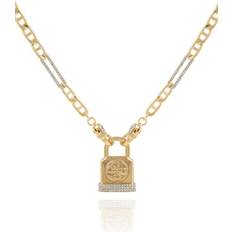 Guess Necklaces Guess Statement Logo Lock Pendant