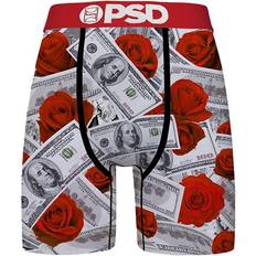 Men - Pink Men's Underwear PSD Roses Boxer Briefs