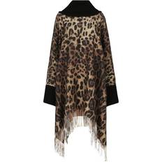 Cashmere - Dame Jakker Dolce & Gabbana Moderne Cape Jakke Dame Beige/Brun