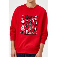 Christmas Jumpers - Red Elf Christmas Jumper Red